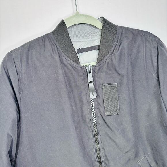 Alpha Industries Down Reversible Flight Bomber Jacket MA-1 Size S Down Puffer - Picture 4 of 16